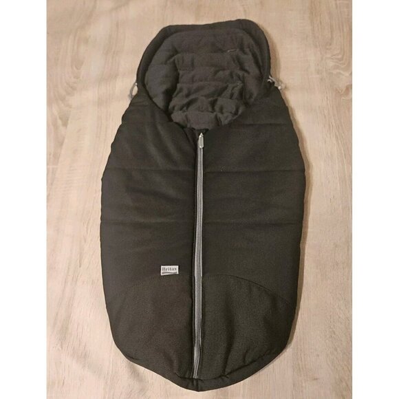 Britax Black Baby Stroller Carseat Bunting Zippered Blanket Muff - Picture 1 of 4